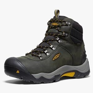 KEEN Revel III Men Size 10 Insulated Winter Hiking Snow Boots Olive Black Laces